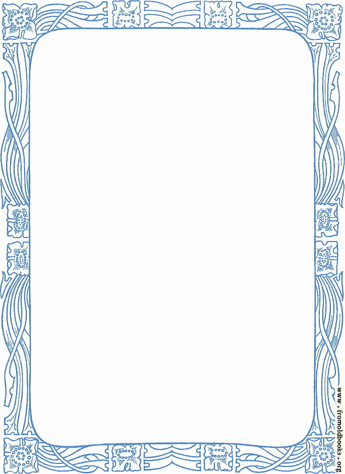 Decorative Art Nouveau Border