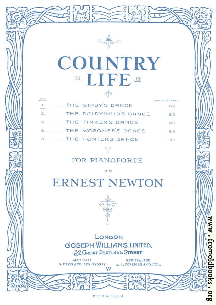 [Picture: Music Cover: Country Life by Ernest Newton]