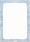 Decorative Art Nouveau Border