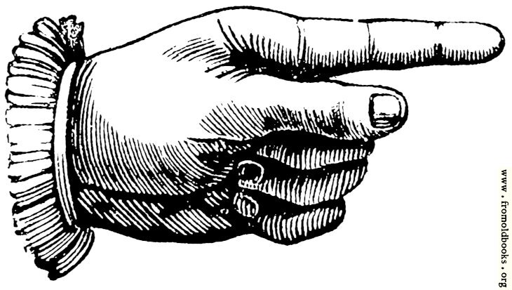 [Picture: Index, manicule, or pointing hand]