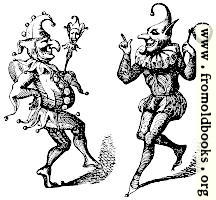 [Picture: Stock block: two dancing harlequins]