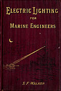 [Picture: Front cover from Electric Lighting for Marine Engineers]