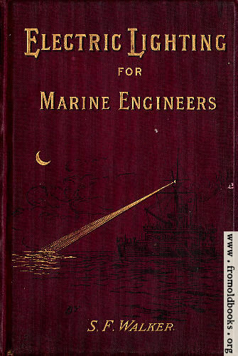 [Picture: Front cover from Electric Lighting for Marine Engineers]