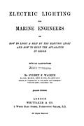 [Picture: Title Page from Electric Lighting for Marine Engineers]