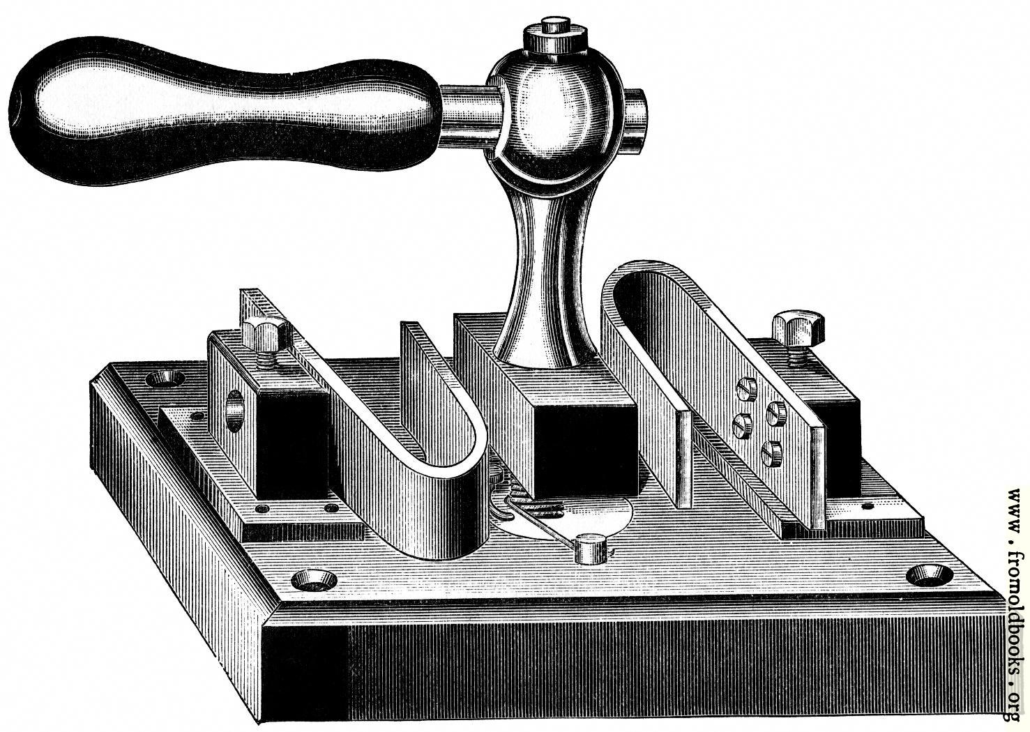 [Picture: Fig. 72.—Author’s Main Switch—Bent Spring Pattern.]