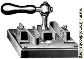 Fig. 72.—Author’s Main Switch—Bent Spring Pattern.