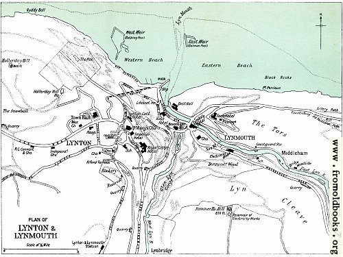 [Picture: Plan of Lynton & Lynmouth [1910]]