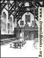 XXIV.—Wadham College, The Hall Interior (greyscale version)