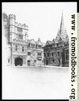 [picture: II.---Brasenose College Quadrangle and St. Mary's Spire]