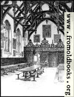 [picture: XXIV.---Wadham College, The Hall Interior (greyscale version)]