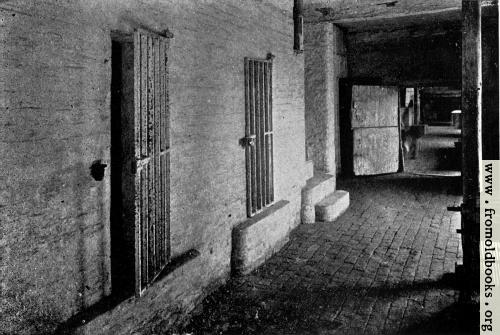 [Picture: Cells at town hall, Boston, England, where the Pilgrim Fathers were confined]