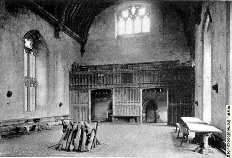 [Picture: Baronial hall, Penshurst Place]