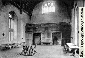 [picture: Baronial hall, Penshurst Place]