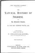 [Picture: Title Page (Natural History of Selborne)]
