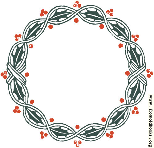 [Picture: Holly Wreath]