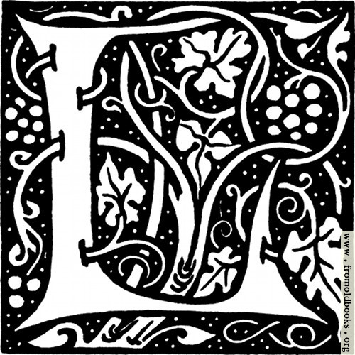 [Picture: Decorative initial L]