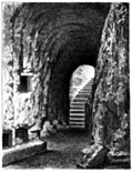 [Picture: Fig 36. — A staircase of the catacombs]