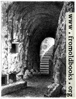 [picture: Fig 36. --- A staircase of the catacombs]