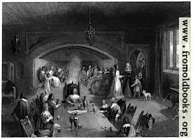 [picture: The baron's Hall at Christmas.]