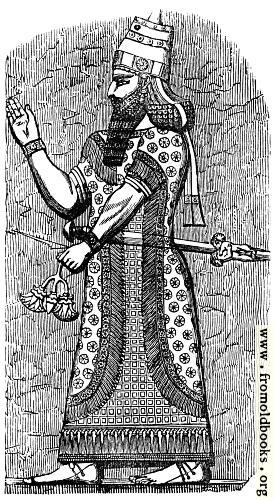 [Picture: An Assyrian King.]