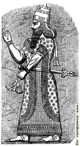 [Picture: An Assyrian King.]
