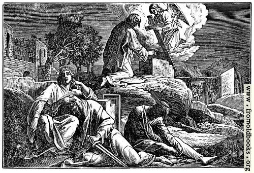 [Picture: Jesus in the Garden of Gethsemane]