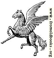 Winged horse from heraldic shield