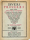 [Picture: Title Page, Proverbs]