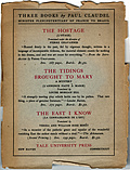 [Picture: Dustjacket: rear]