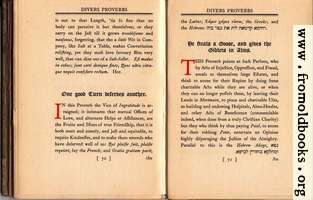 [picture: One good Turn deserves another;  He steals a Goose, and gives the Giblets in Alms.]