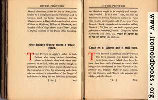 [picture: One scabbed Sheep marrs a whole Flock;  Tread on a Worm and it will turn.]