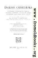 Title page, English Cathedrals